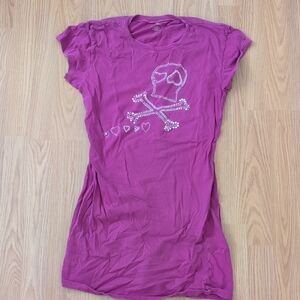 Tinsley Pink Cotton T-Shirt